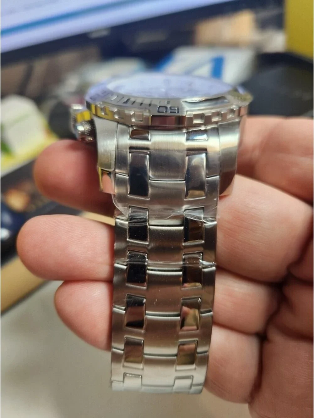 Invicta Pro Diver SCUBA Men's Watch w/ Abalone Dial - 51mm. Steel (49853)